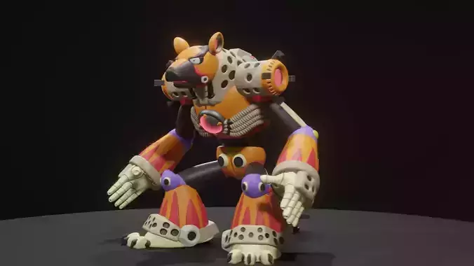 Flame Hyenard 3D model