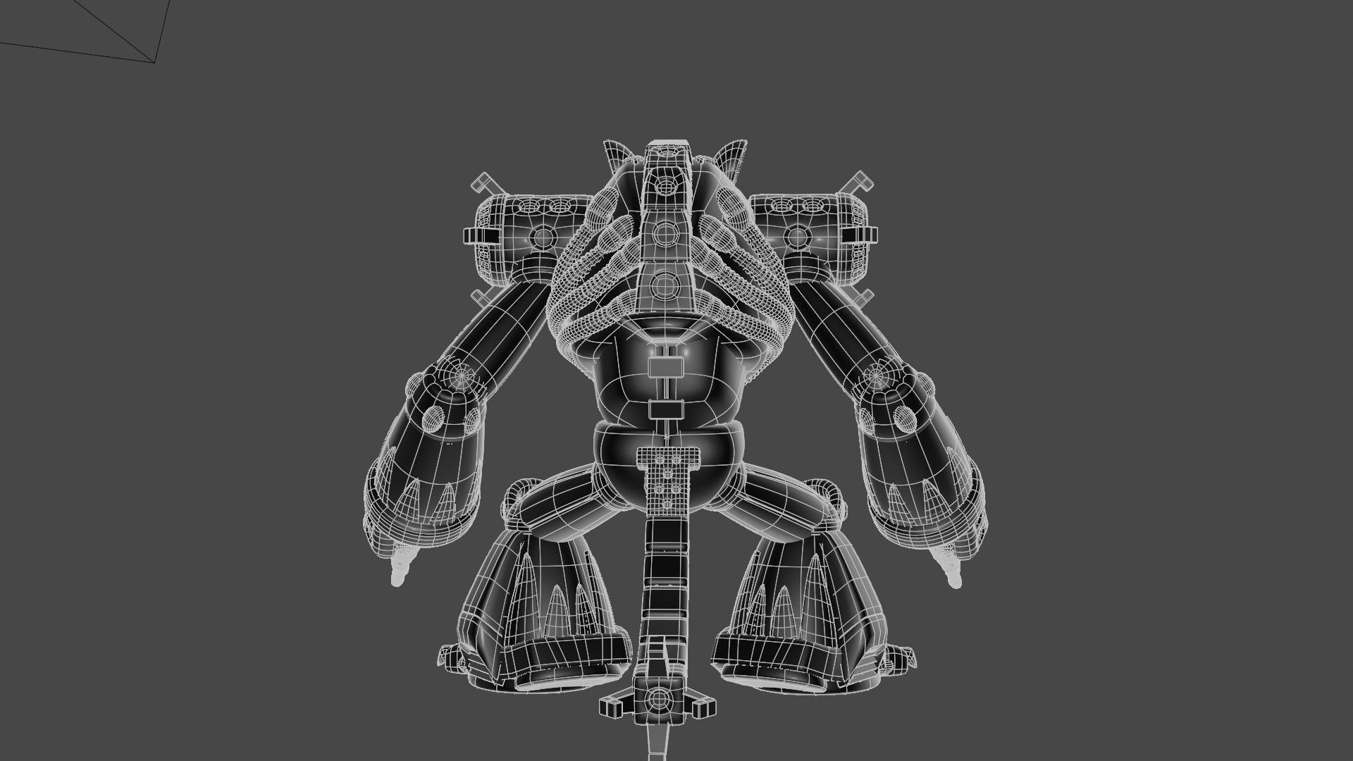 Flame Hyenard 3D model_14