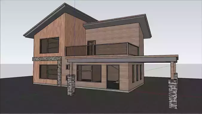 Modern House Design  3D model