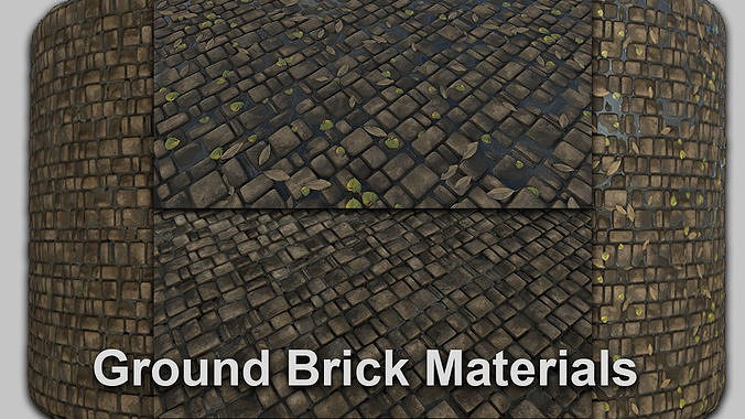 Ground Brick Material 5 Texture