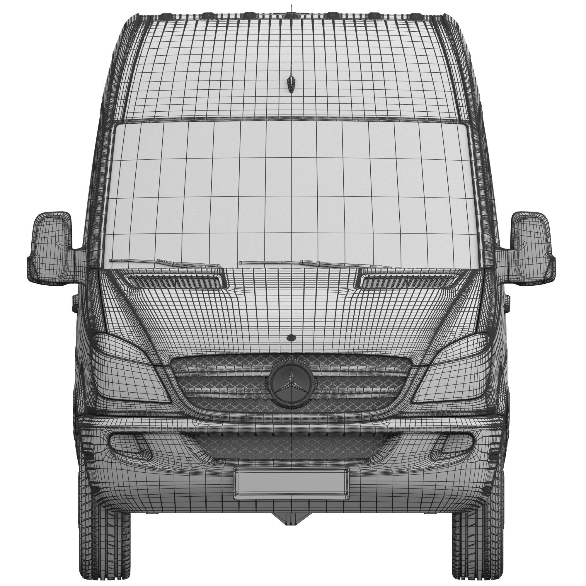 Sprinter Panel Van L2H2 3D model_16