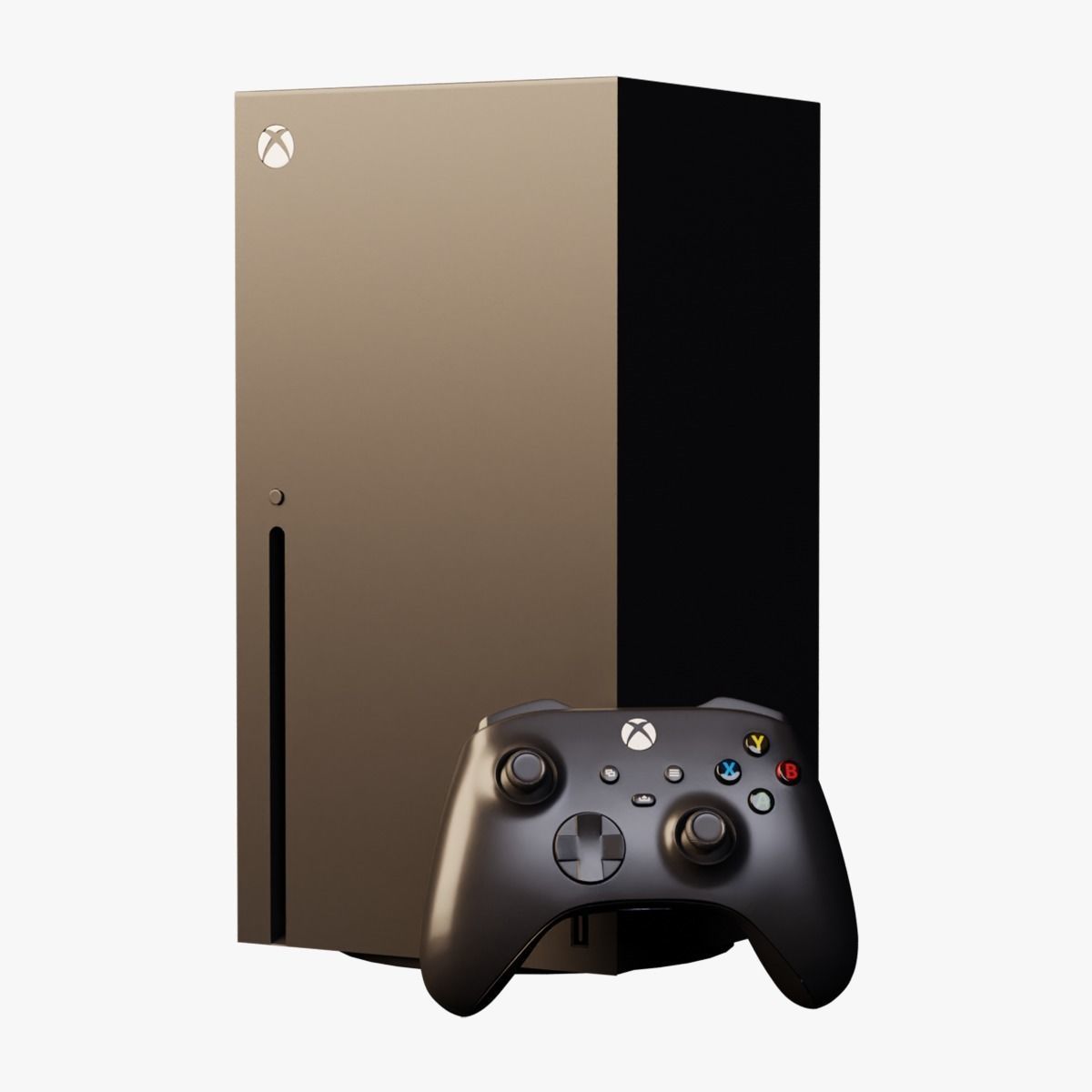 Xbox Series X Low-poly 3D model_6