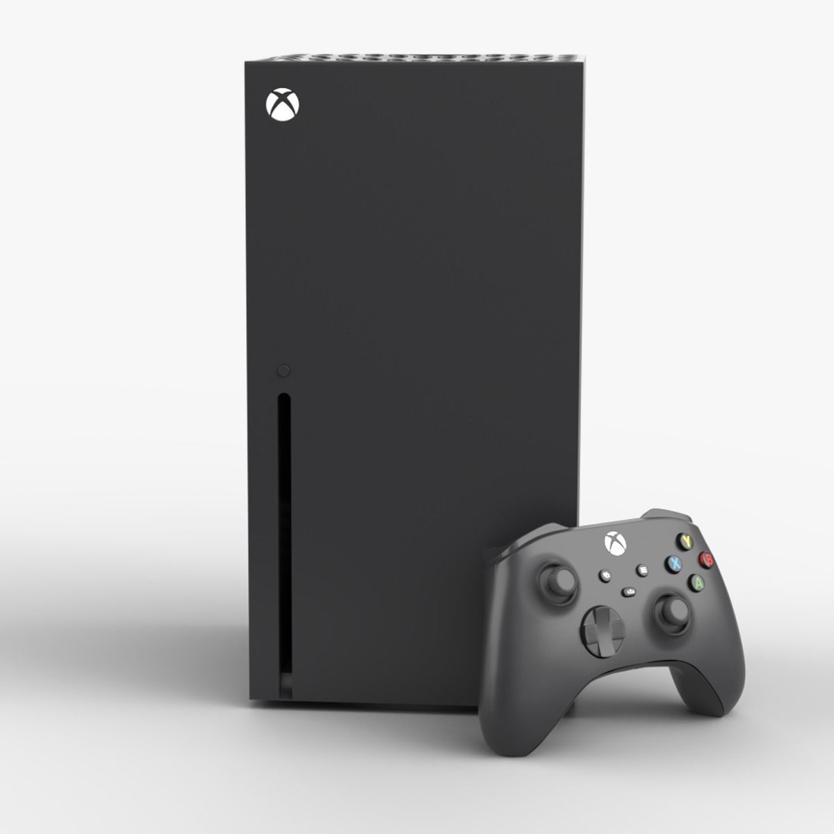 Xbox Series X Low-poly 3D model_8