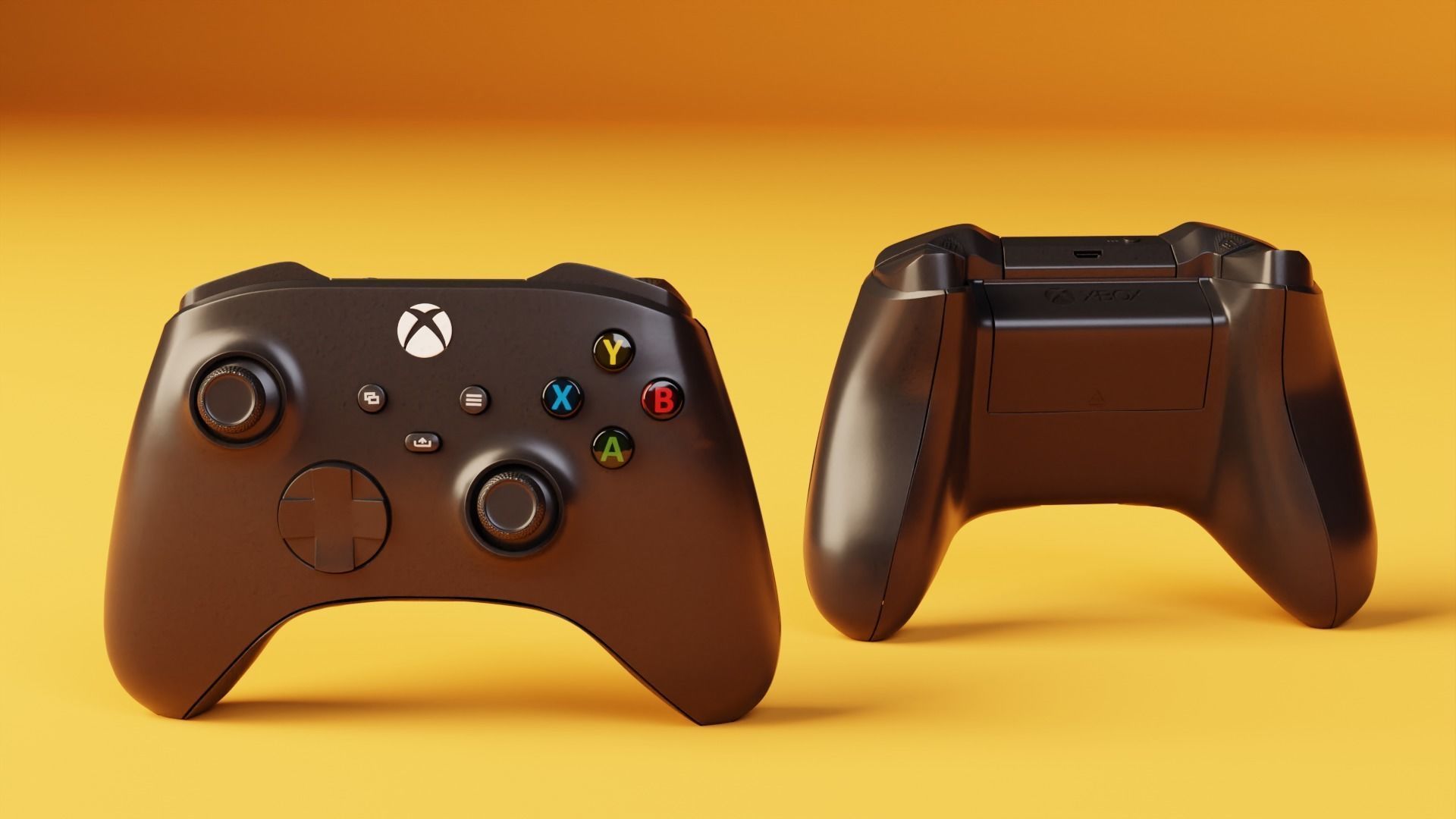 Xbox Series X Low-poly 3D model_4