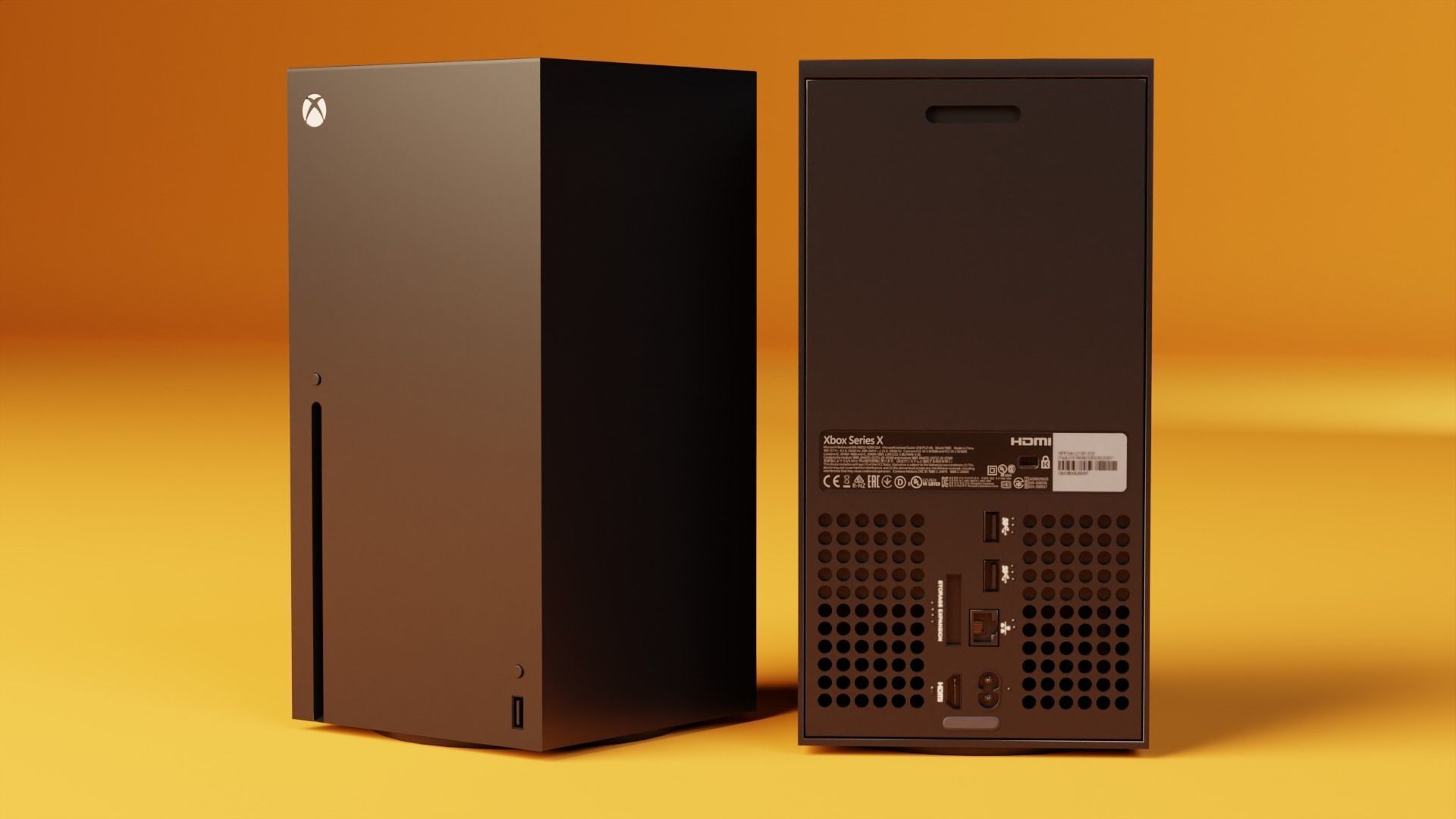 Xbox Series X Low-poly 3D model_2