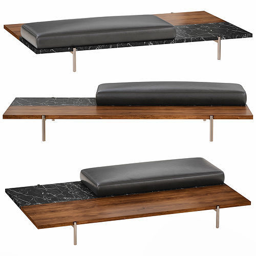 Superquadra three coffee tables 3D model