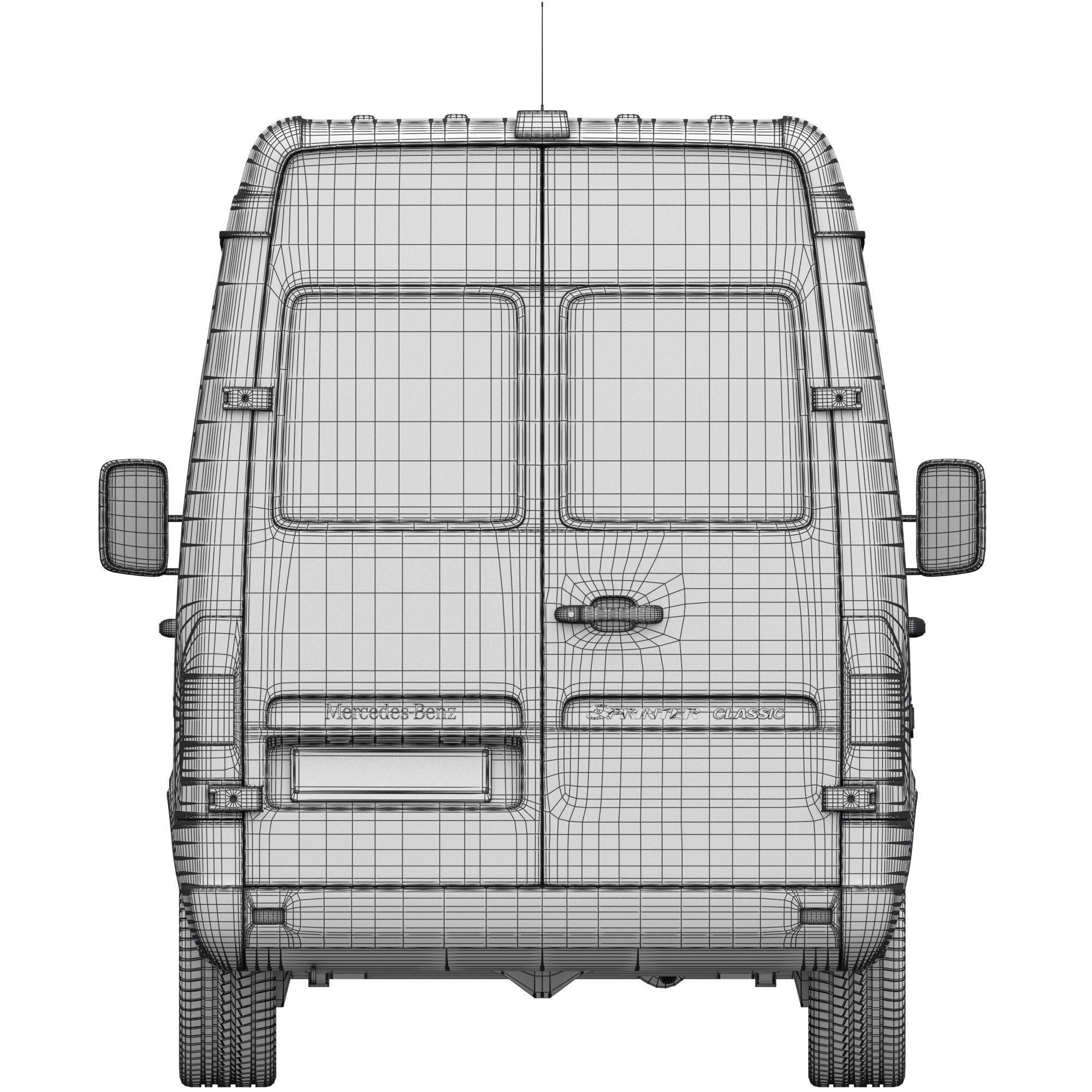 Mercedes-Benz Sprinter Classic Minibus MWB 3D model_15