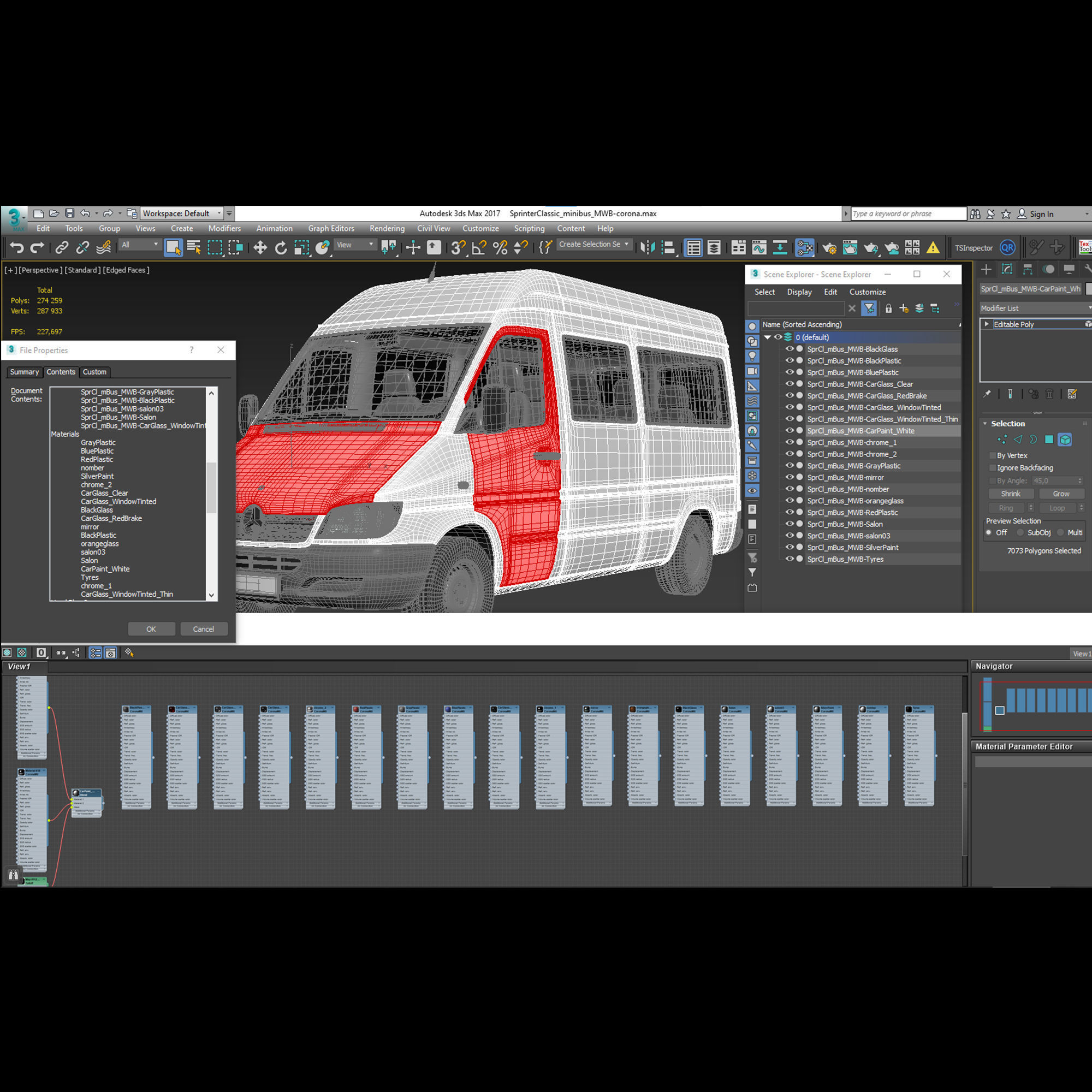 Mercedes-Benz Sprinter Classic Minibus MWB 3D model_19