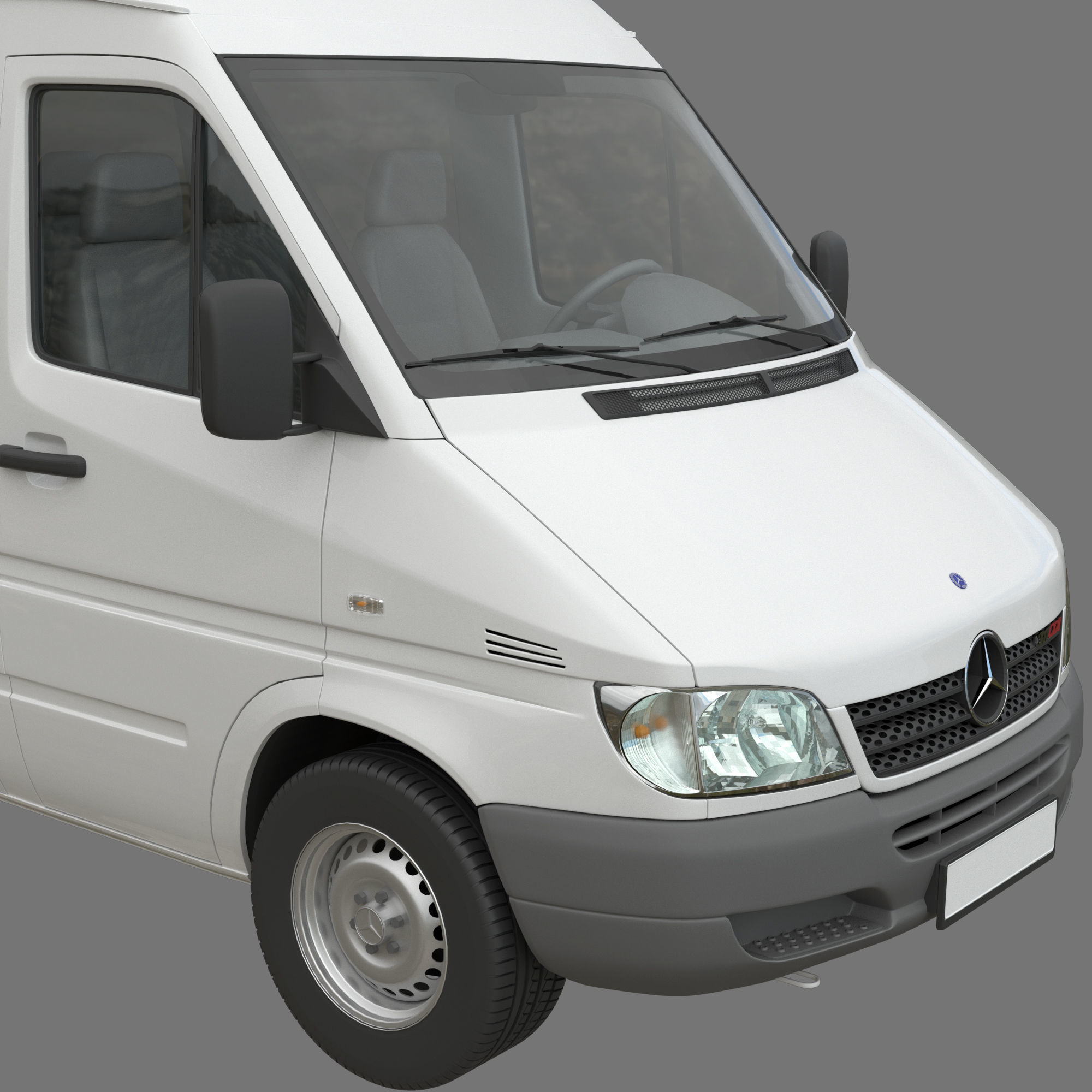 Mercedes-Benz Sprinter Classic Minibus MWB 3D model_4