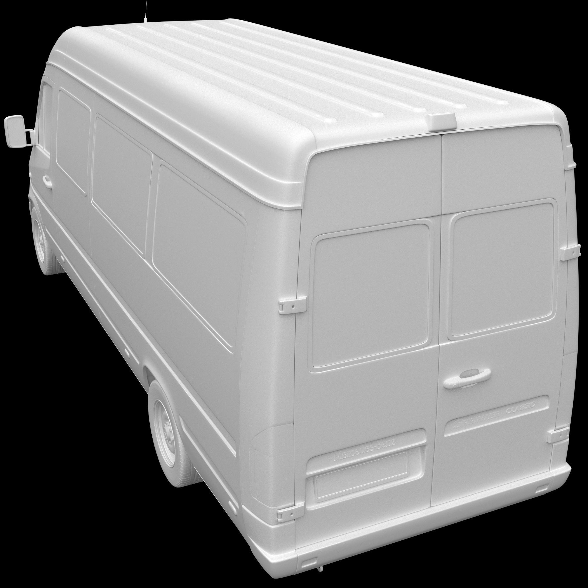 Mercedes Sprinter Classic minibus 3D model_11