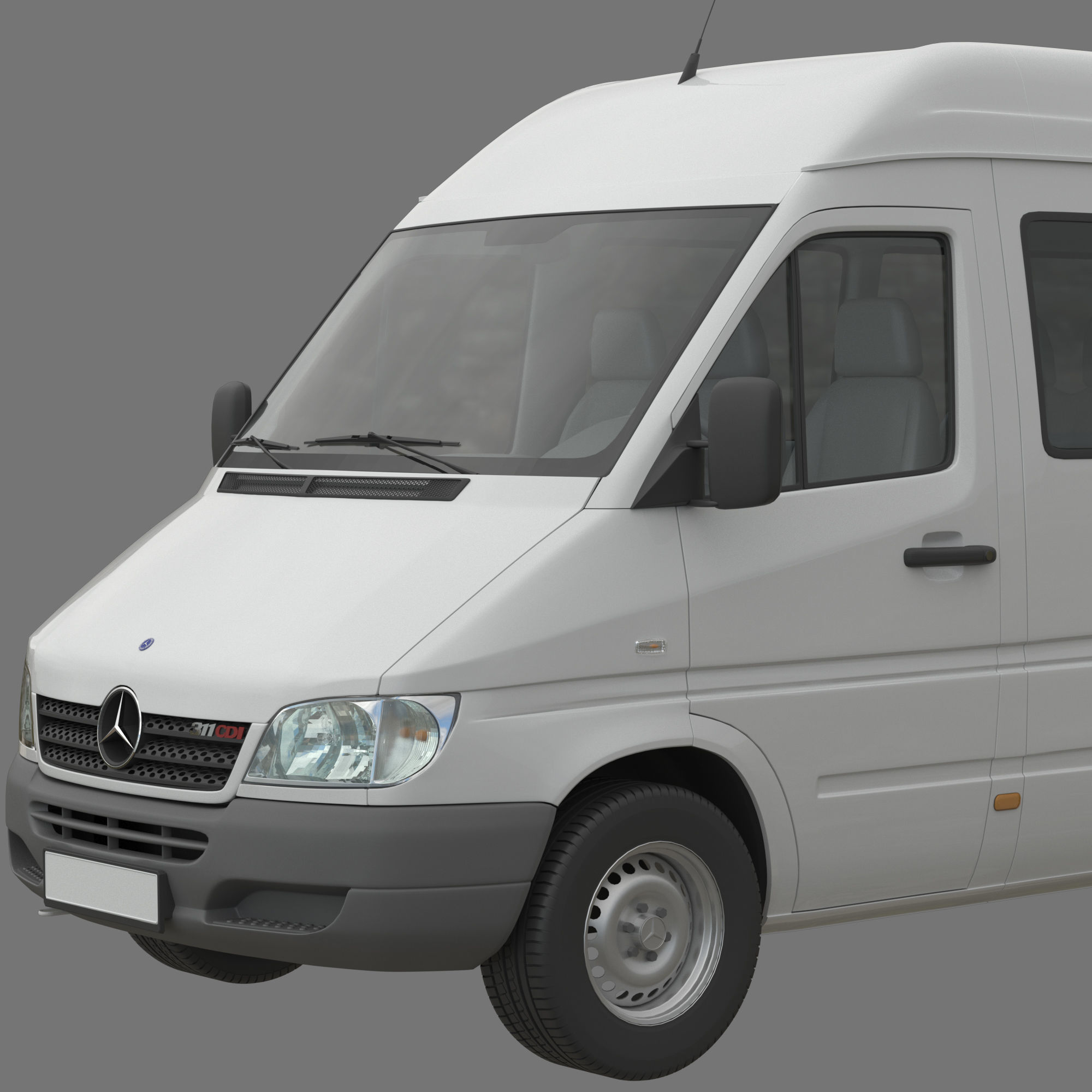 Mercedes Sprinter Classic minibus 3D model_4
