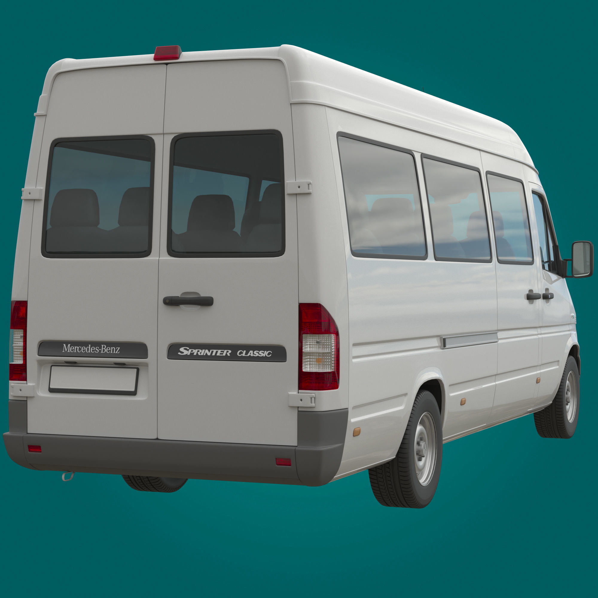 Mercedes Sprinter Classic minibus 3D model_3
