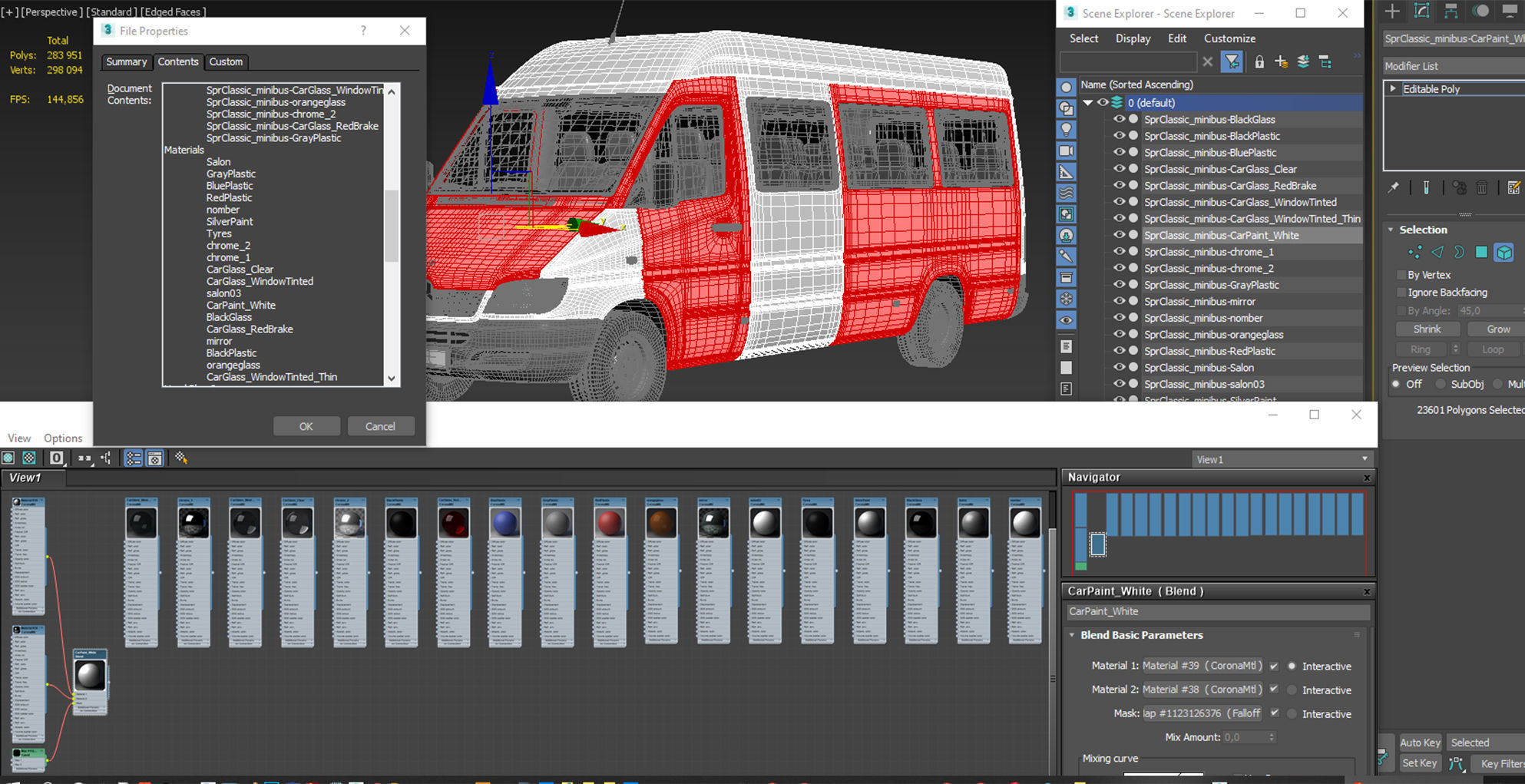 Mercedes Sprinter Classic minibus 3D model_19