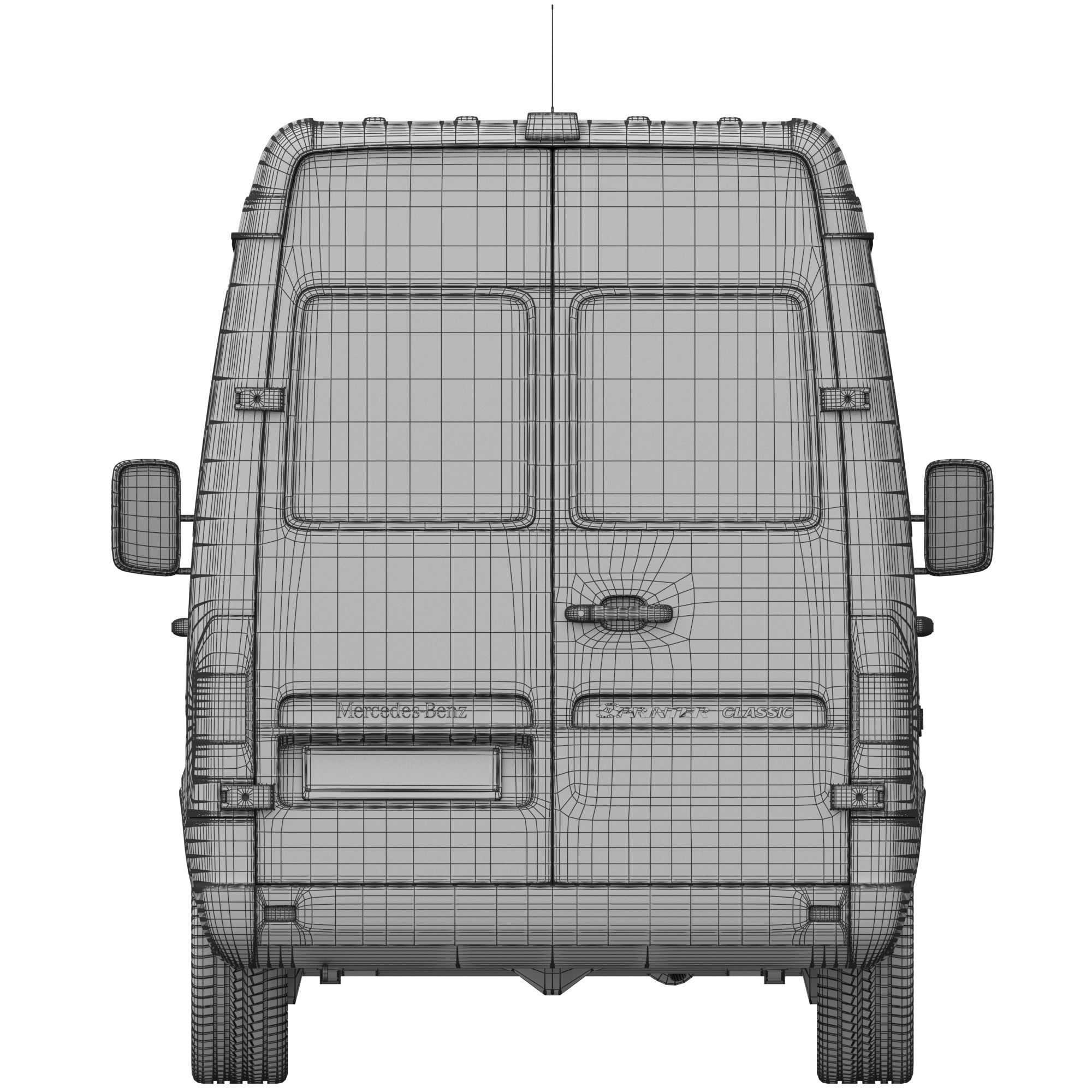 Mercedes Sprinter Classic minibus 3D model_15