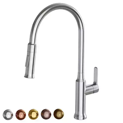 Dual-mode kitchen faucet BelBagno 3D model