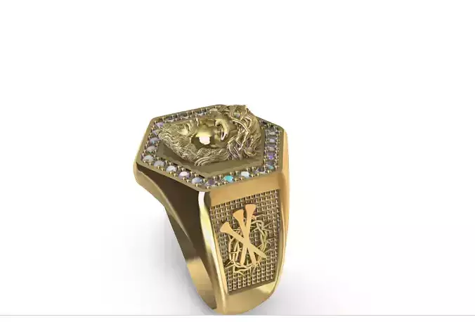 ANILLO  ROSTRO DE JESUS 3D print model