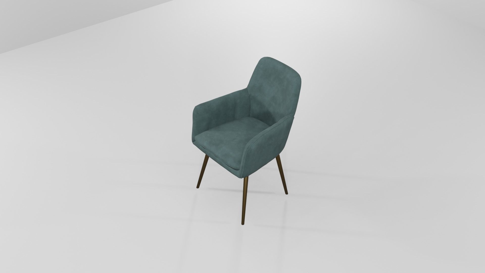 modern tables double chair 3D model_2
