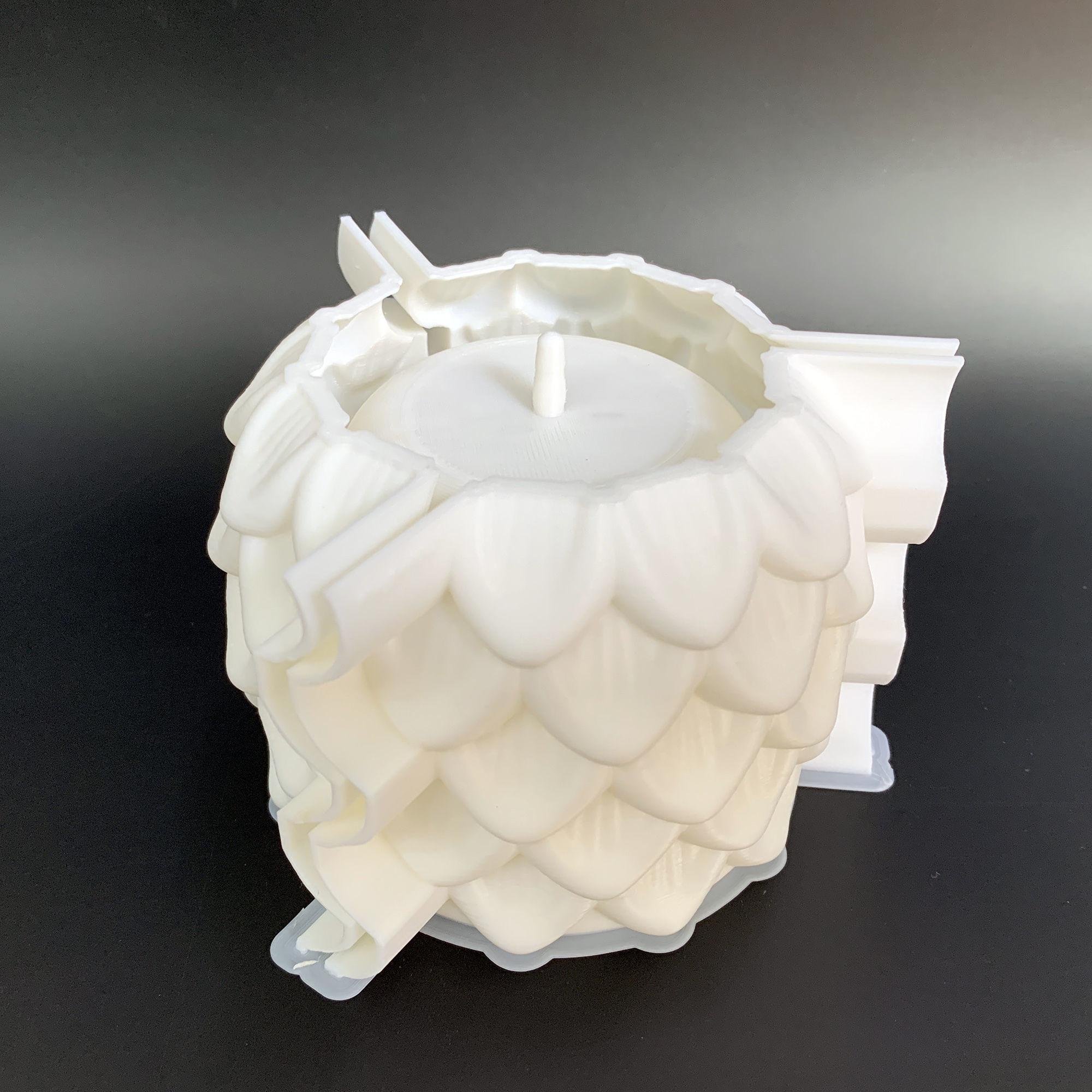 3D mold for make cement Pot - Include Pot file for print 3D print model_4