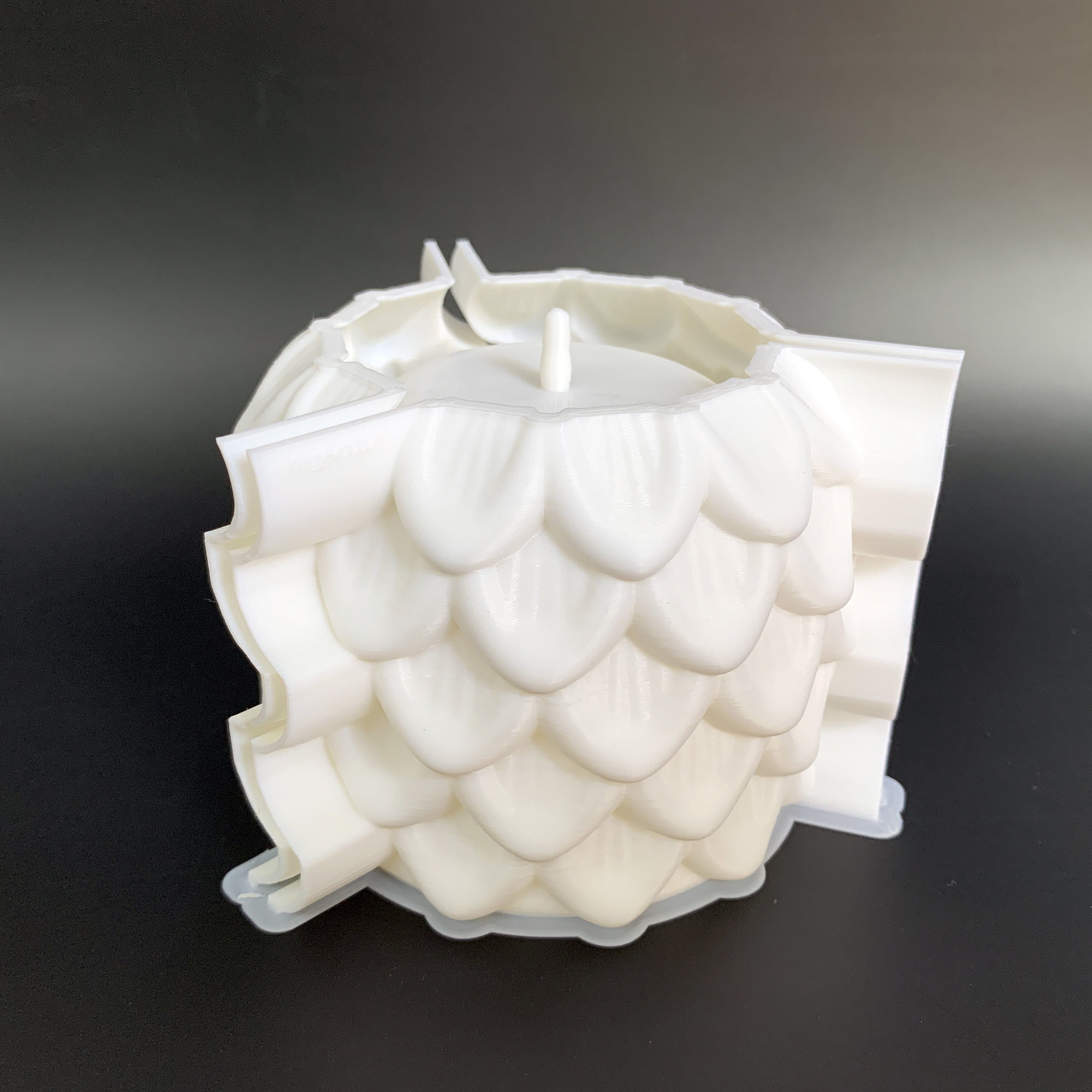 3D mold for make cement Pot - Include Pot file for print 3D print model_2