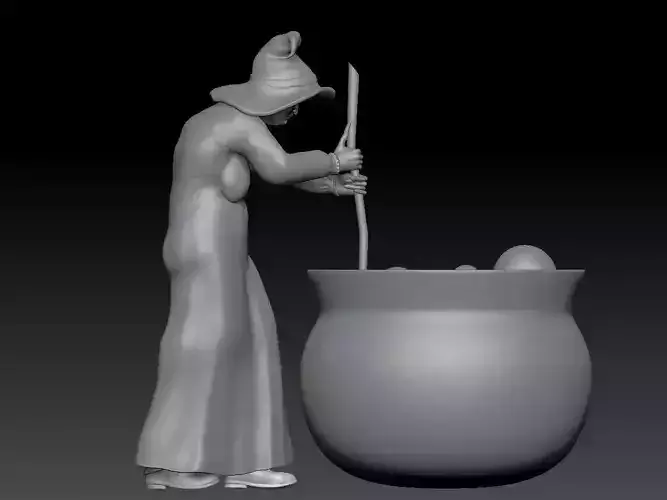 WITCH CAULDRON HALLOWEEN 3