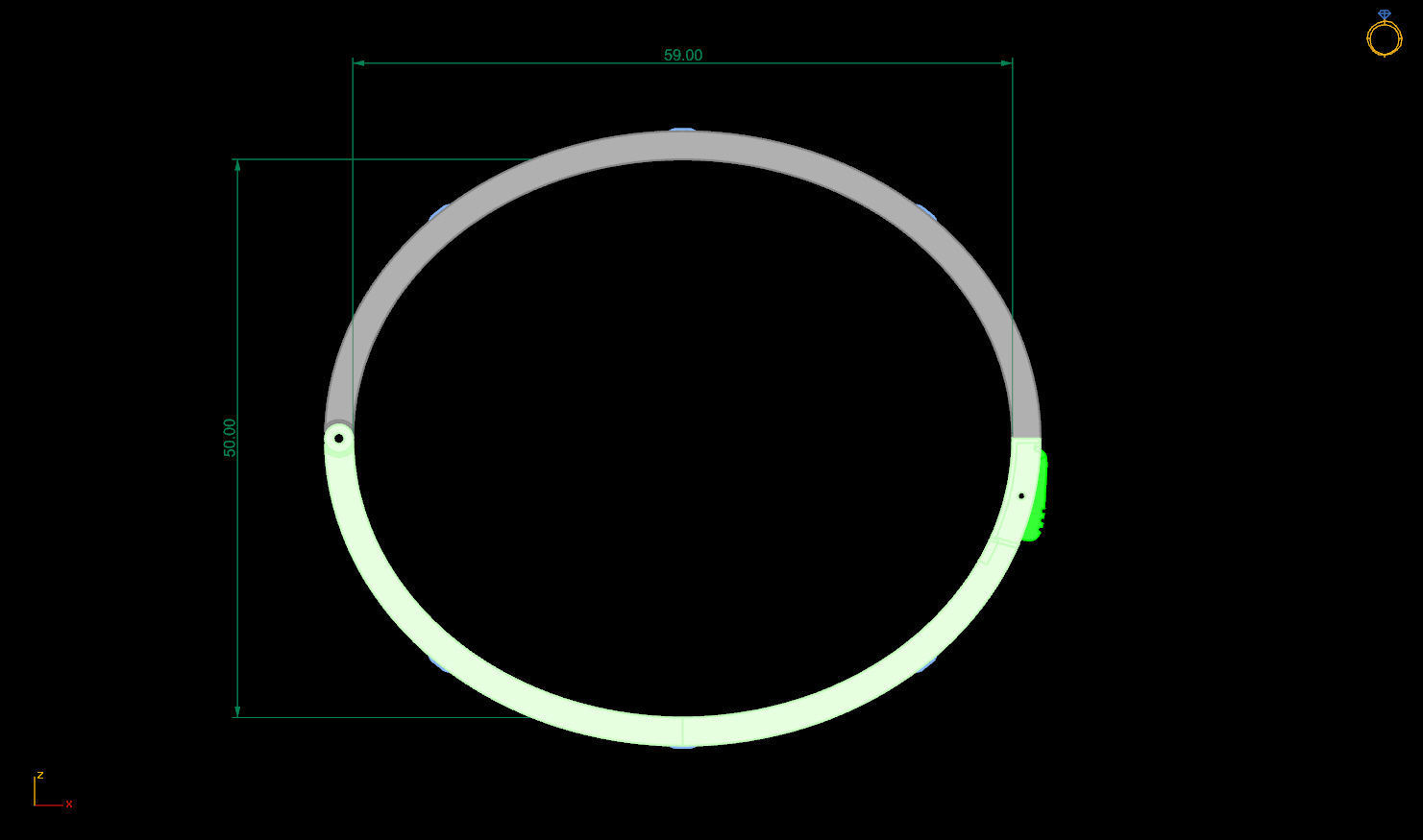 Tried Fusion Clamp Direct Pourable 3D print model_3