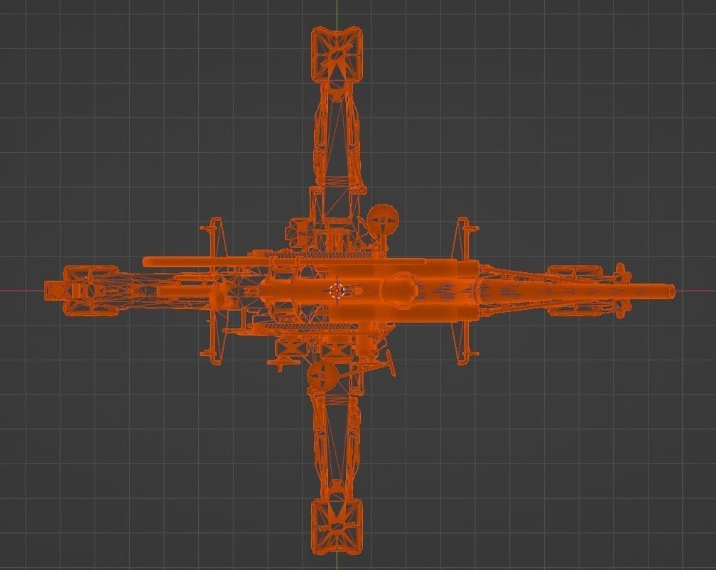German FLAK 88 mm 3D model 3D model_9