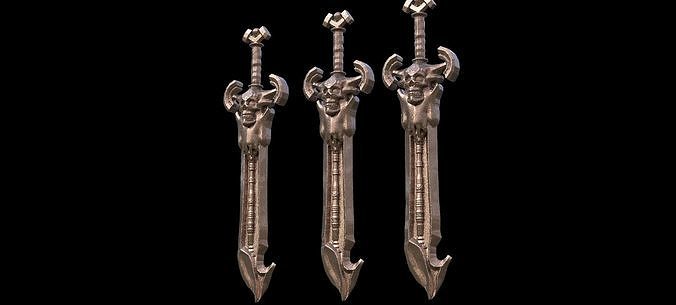 Grim Reaper Cutlass 3D model