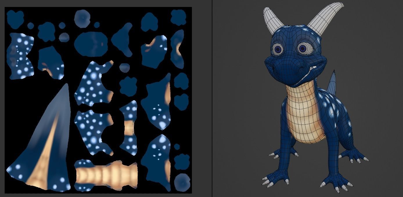 Character - Dino Low-poly 3D model_17