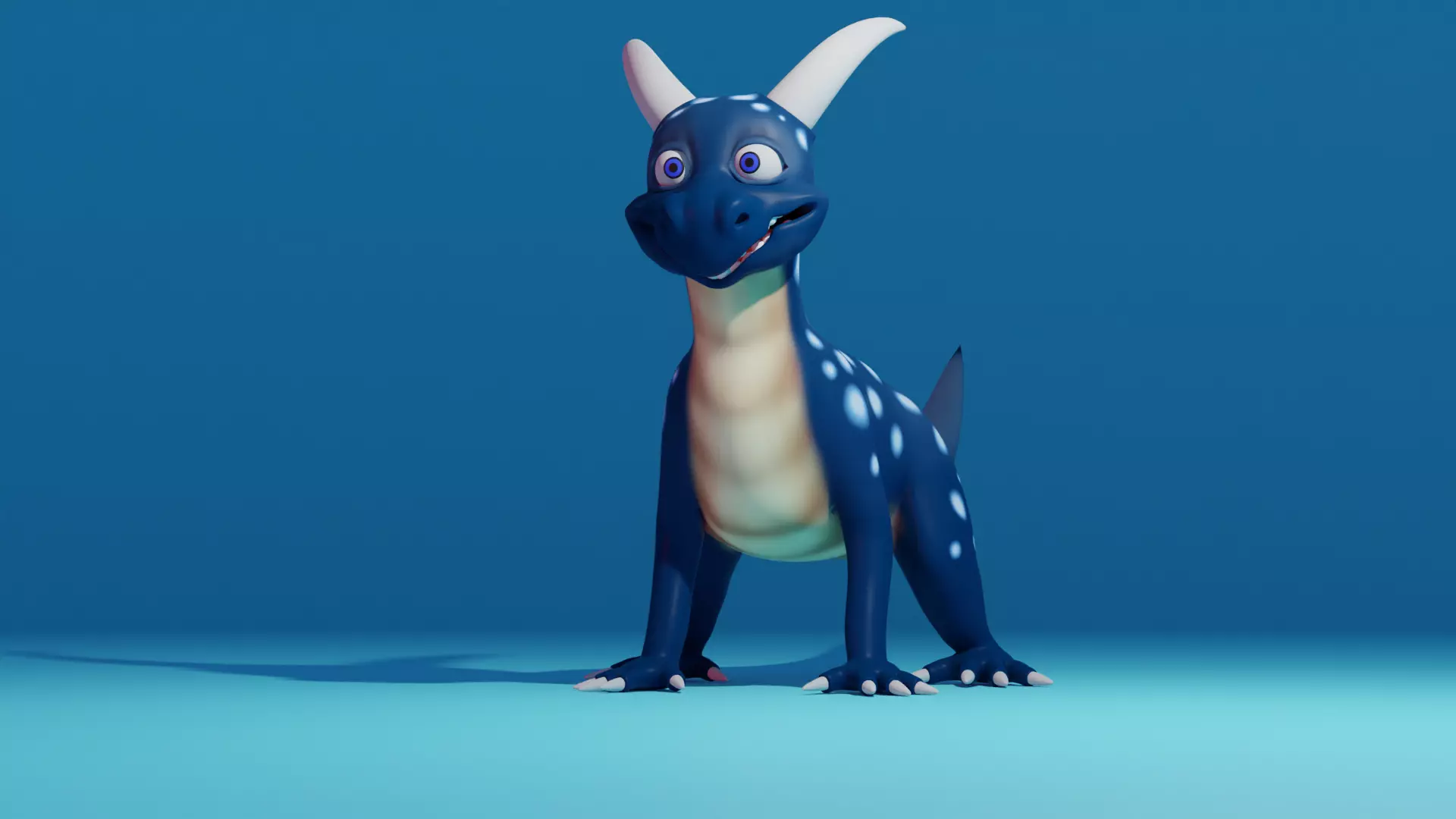 Character - Dino Low-poly 3D model_0