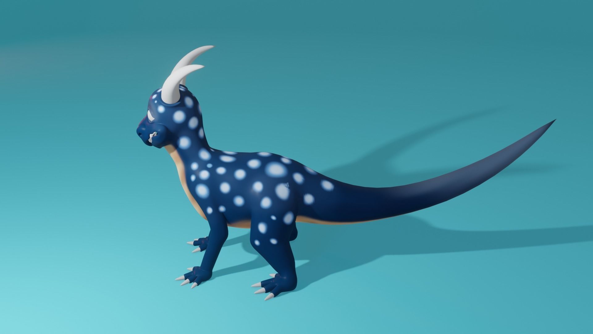Character - Dino Low-poly 3D model_7