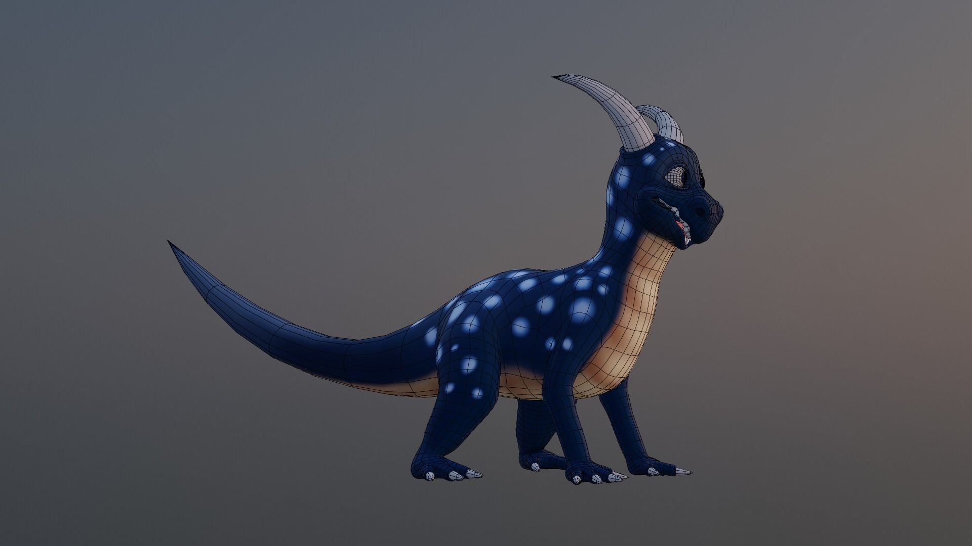 Character - Dino Low-poly 3D model_11