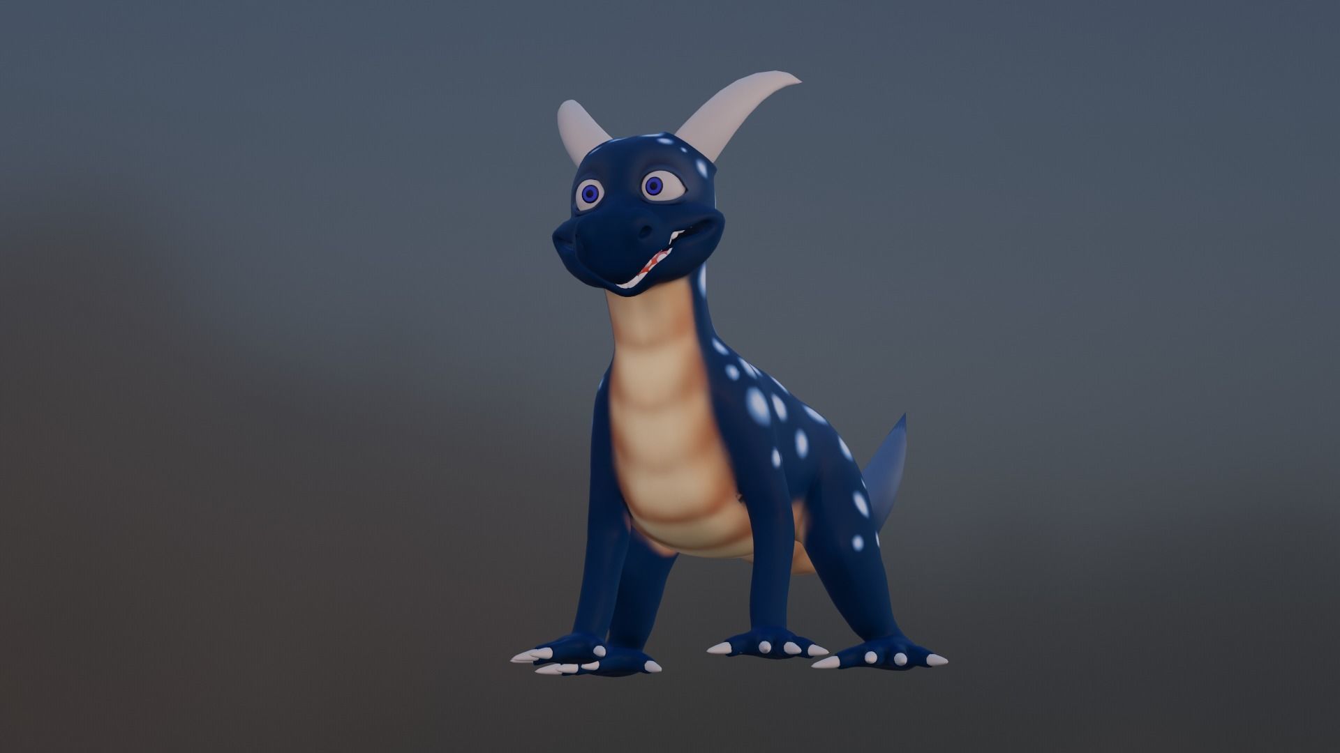 Character - Dino Low-poly 3D model_9