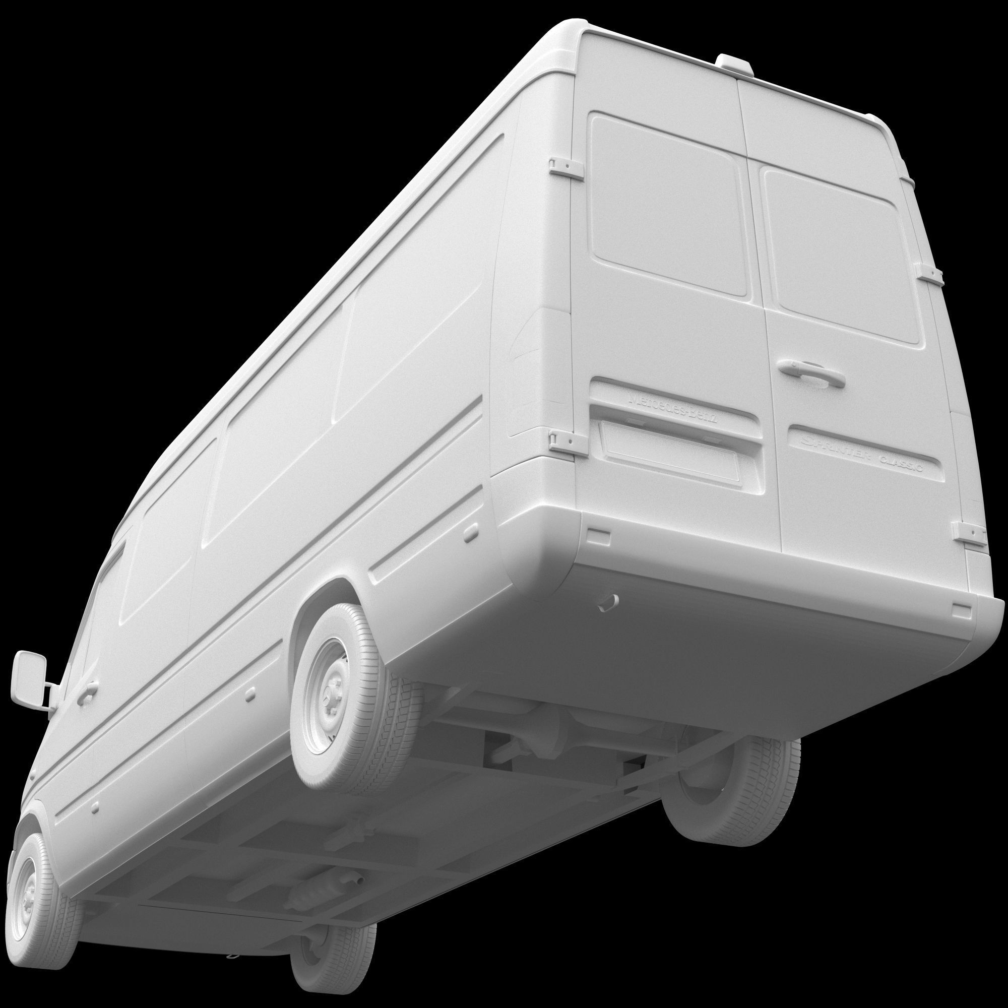 MB Sprinter Classic PanelVan 3D model_11