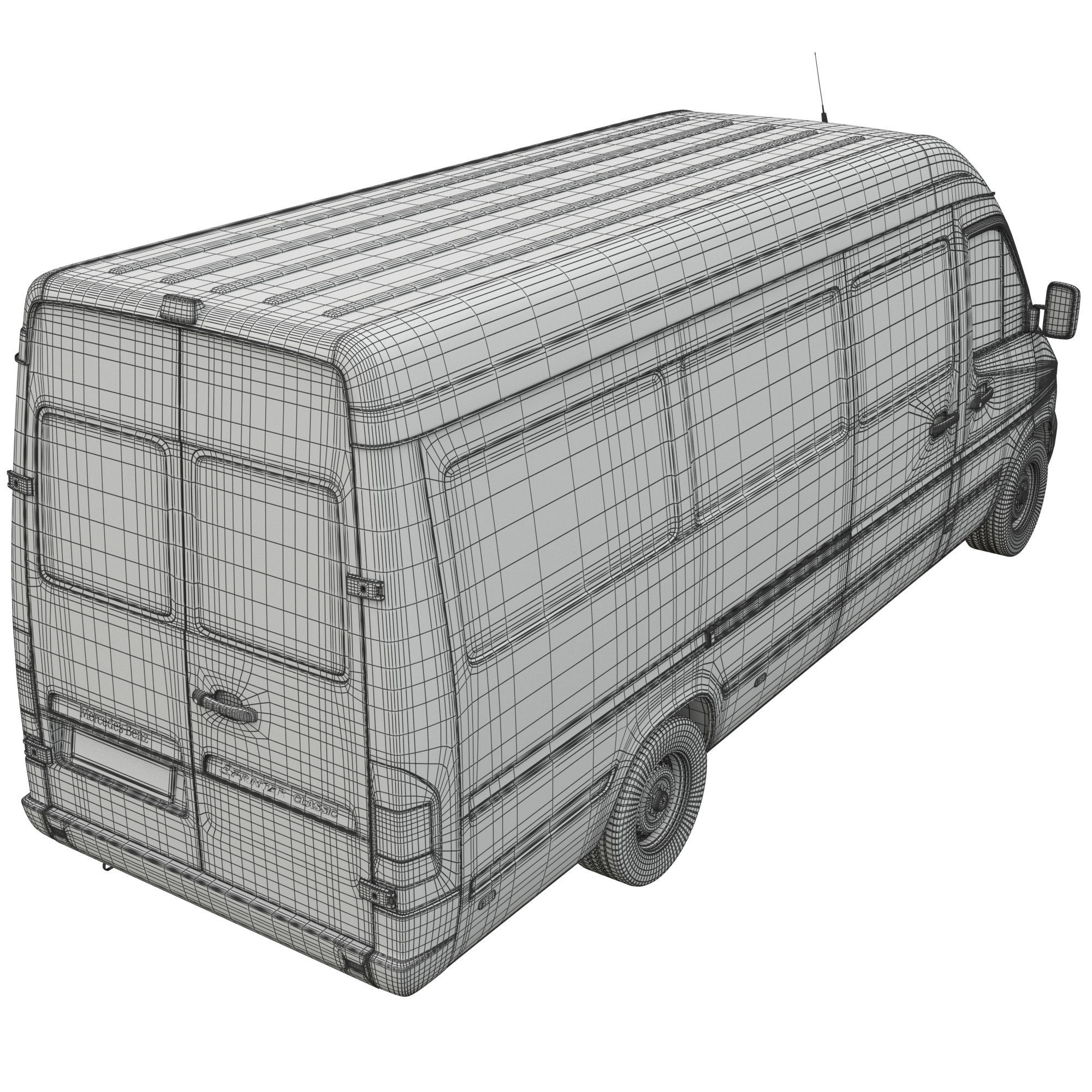 MB Sprinter Classic PanelVan 3D model_12