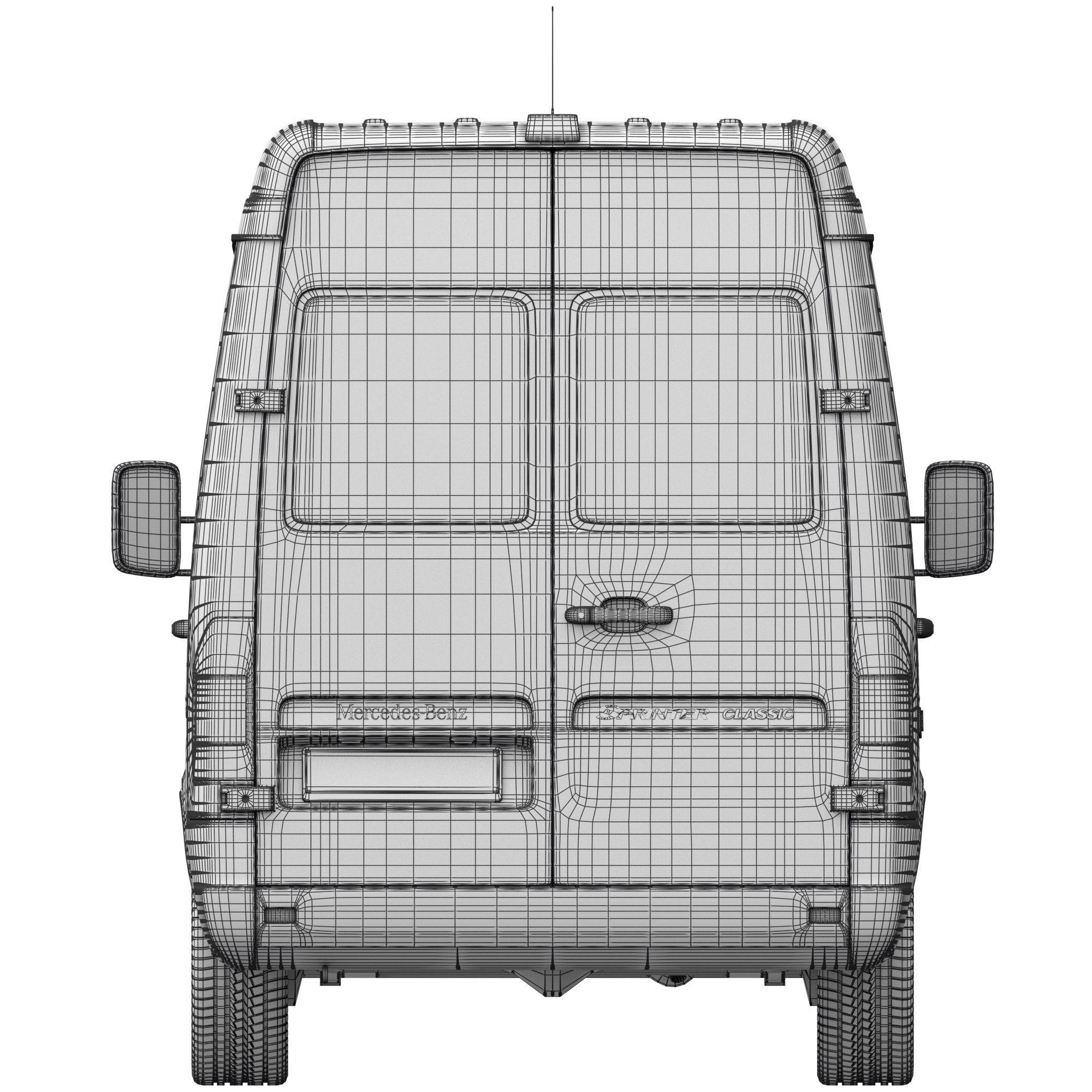 MB Sprinter Classic PanelVan 3D model_15