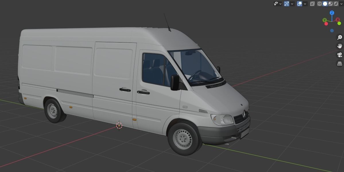 MB Sprinter Classic PanelVan 3D model_20