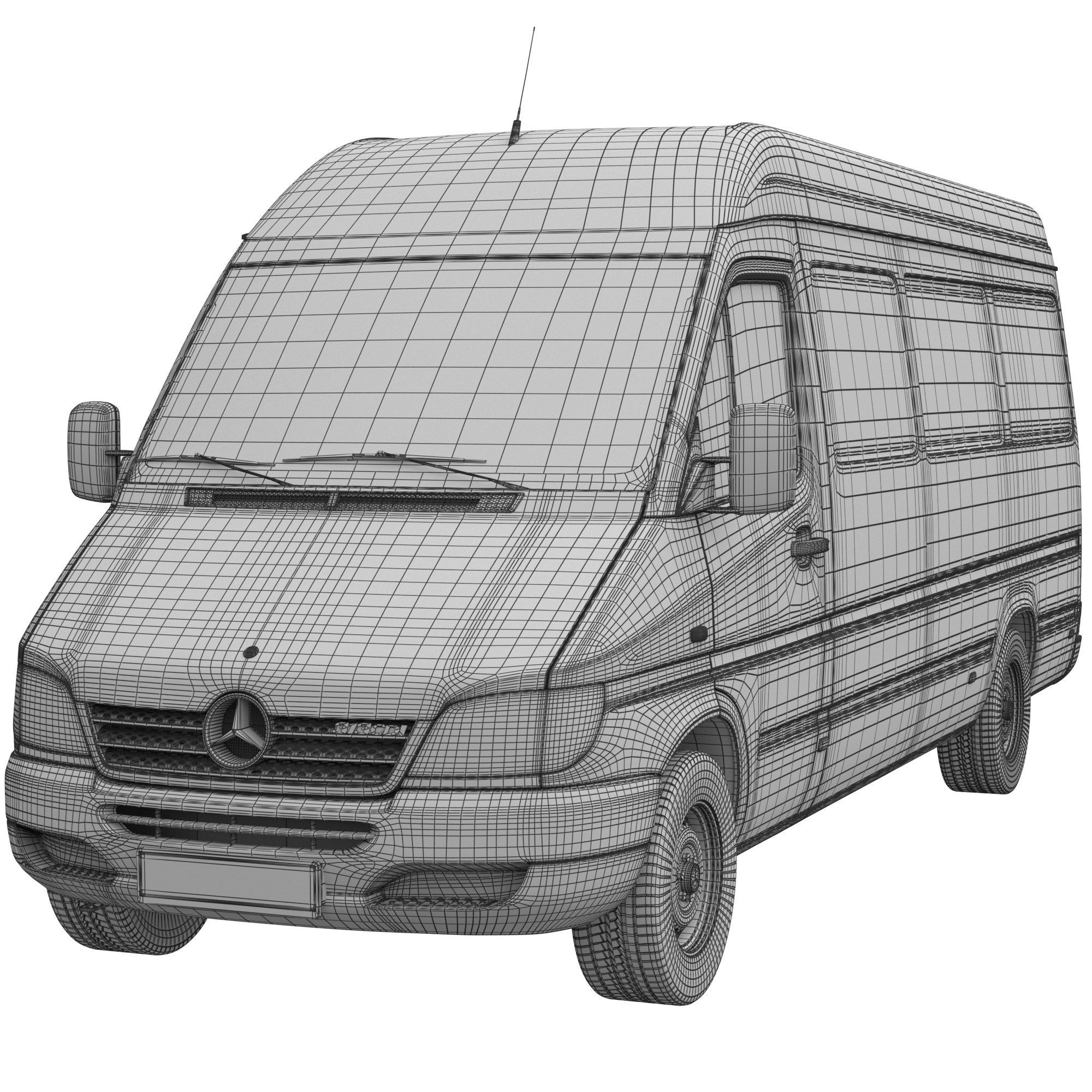 MB Sprinter Classic PanelVan 3D model_13