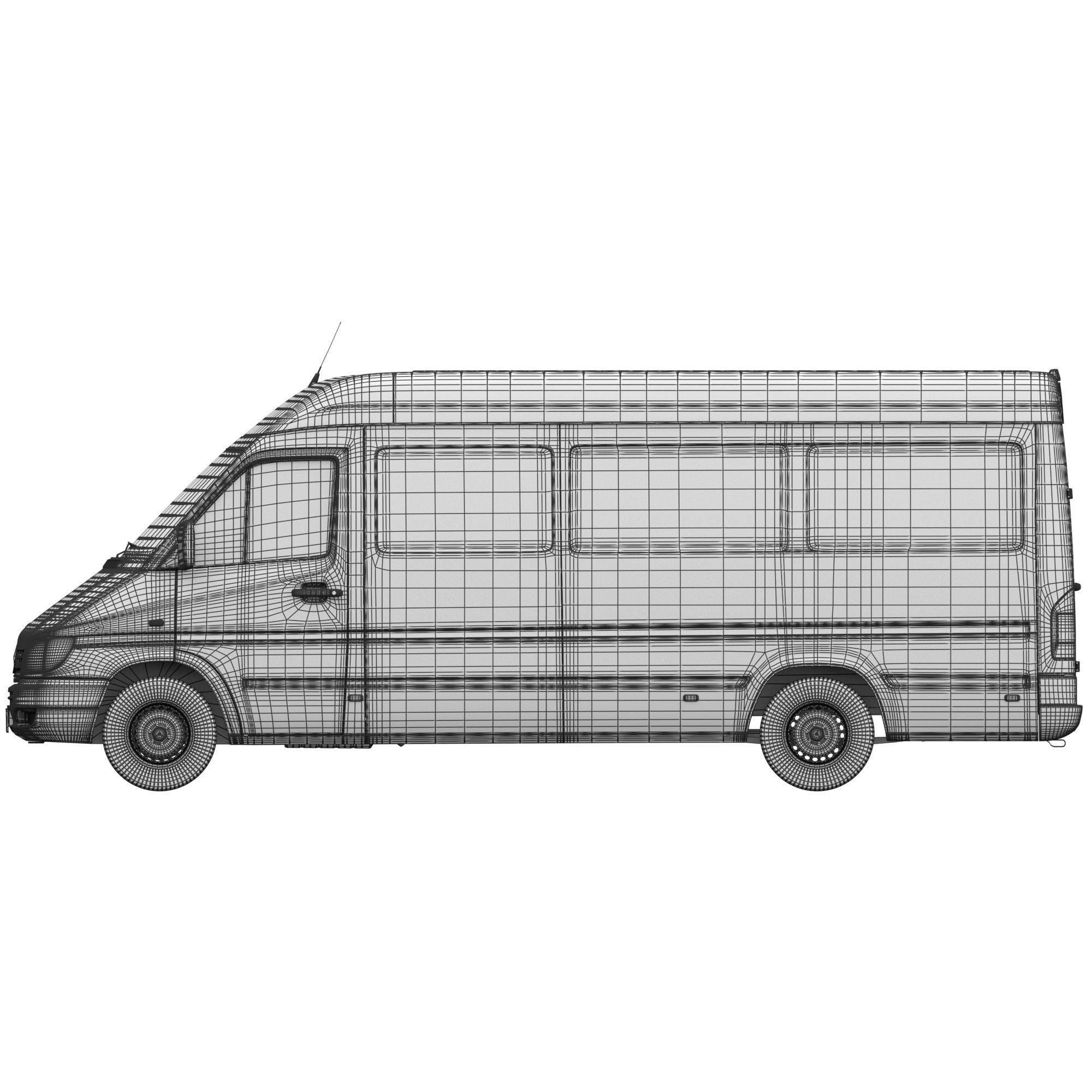 MB Sprinter Classic PanelVan 3D model_17