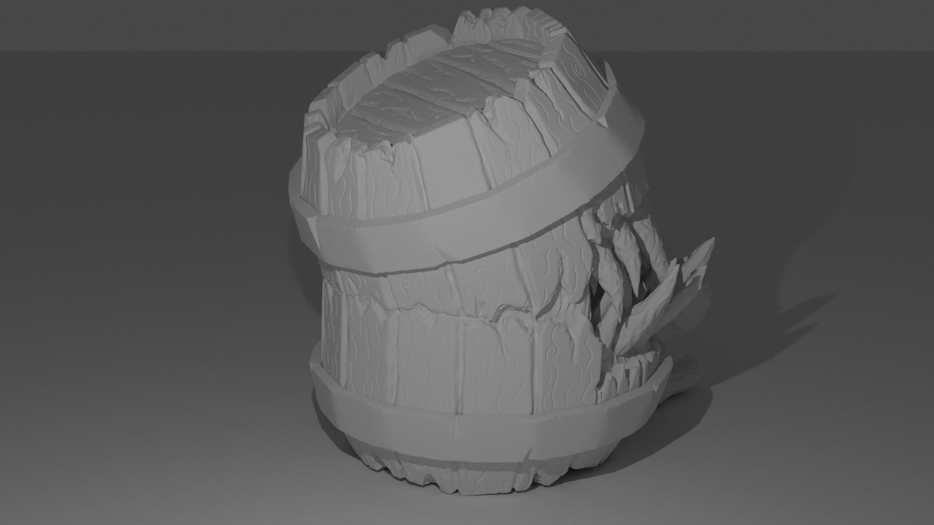 Barrel Mimic 3D model_1