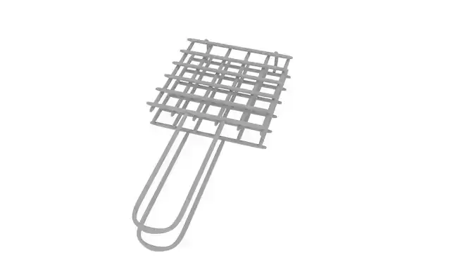Iron grill for grilling thailand 3d model Free low-poly 3D model
