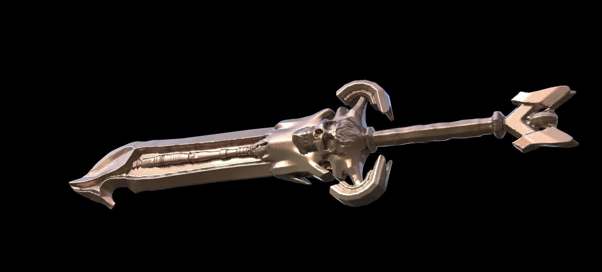 Grim Reaper Claymore 1 3D 3D model_1