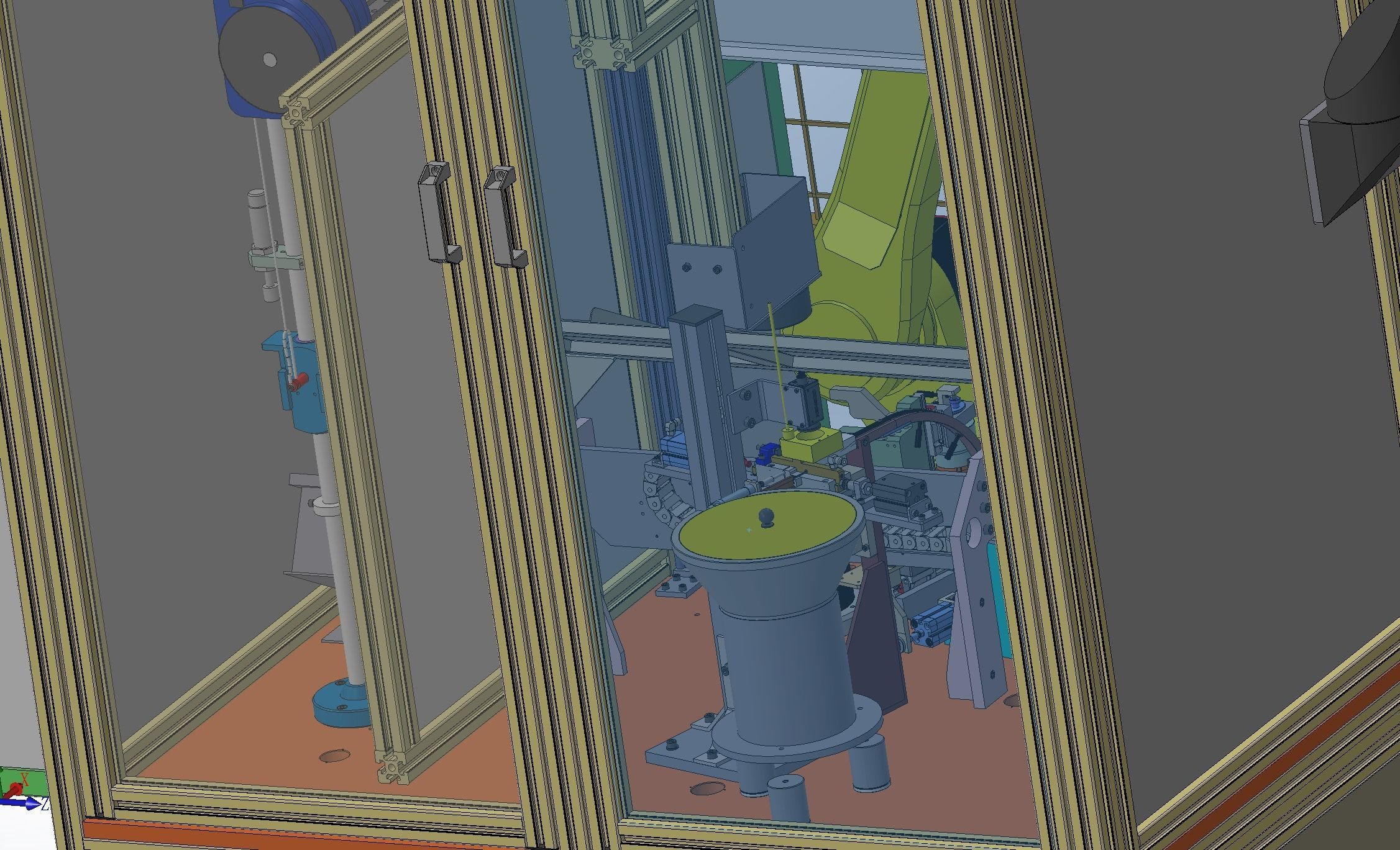 Automatic production line for battery pack electrode welding  3D model_19