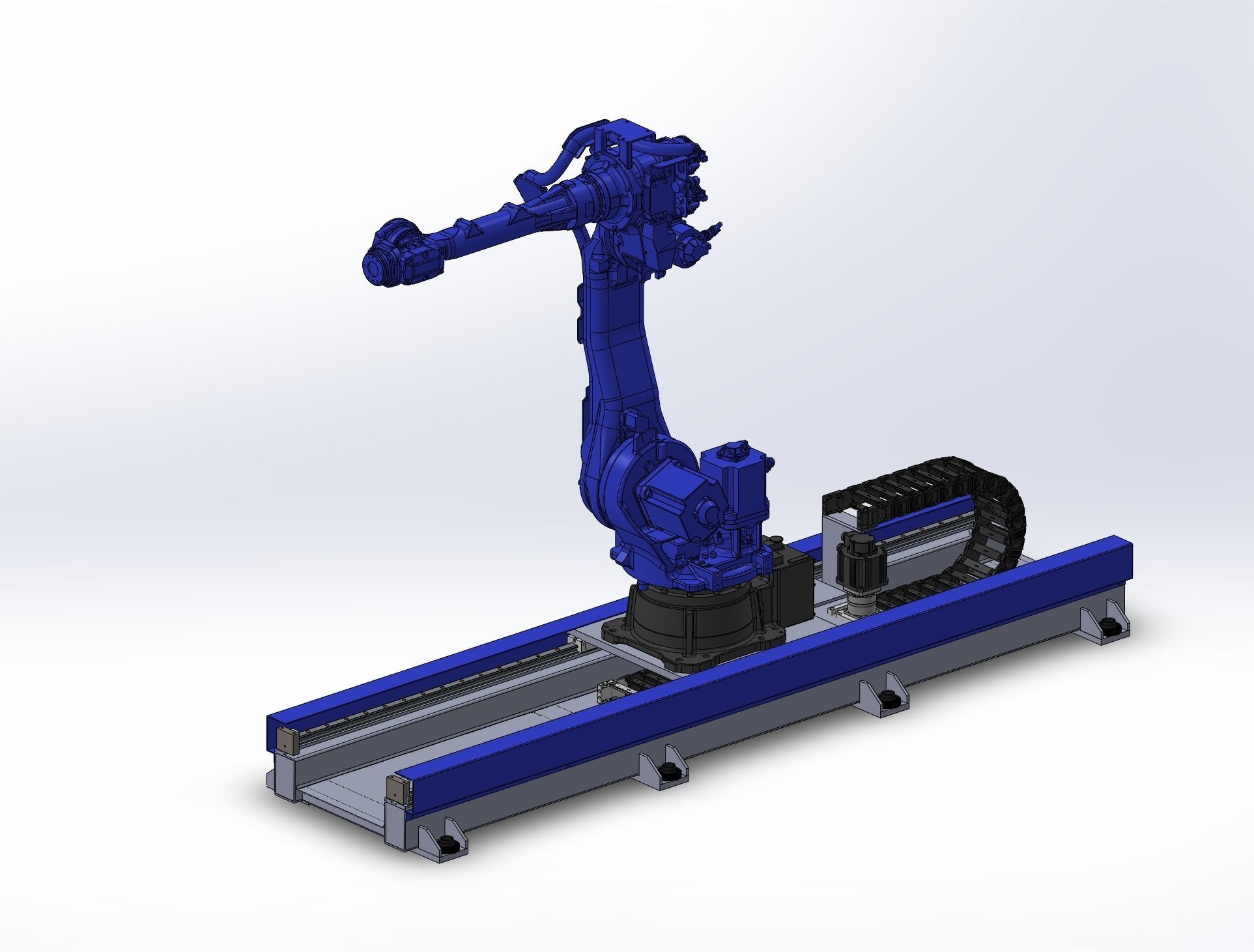 Automatic production line for battery pack electrode welding  3D model_5