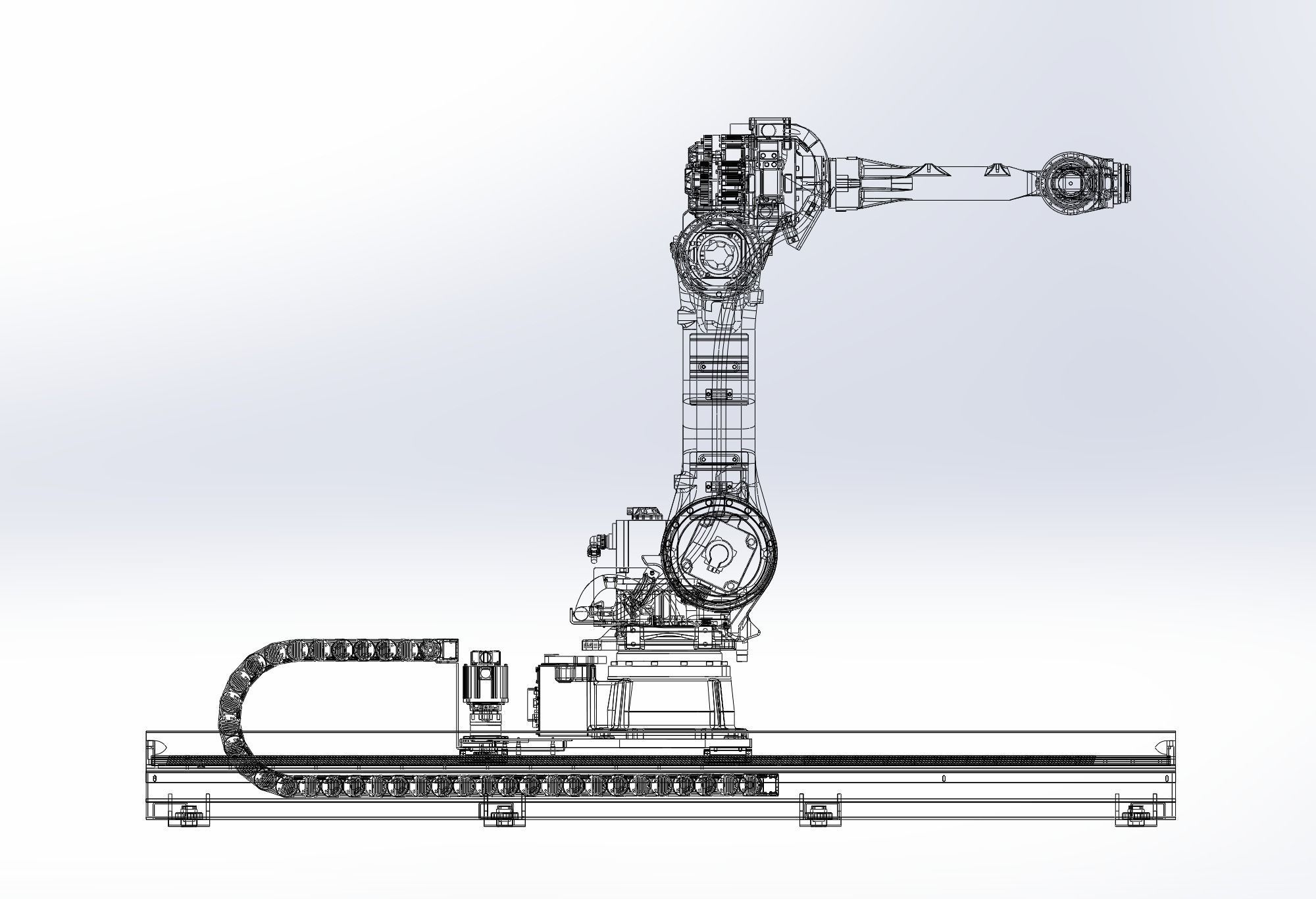 Automatic production line for battery pack electrode welding  3D model_7