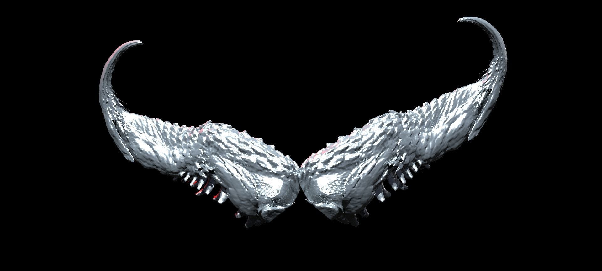  Lizard Horns  3D model_1