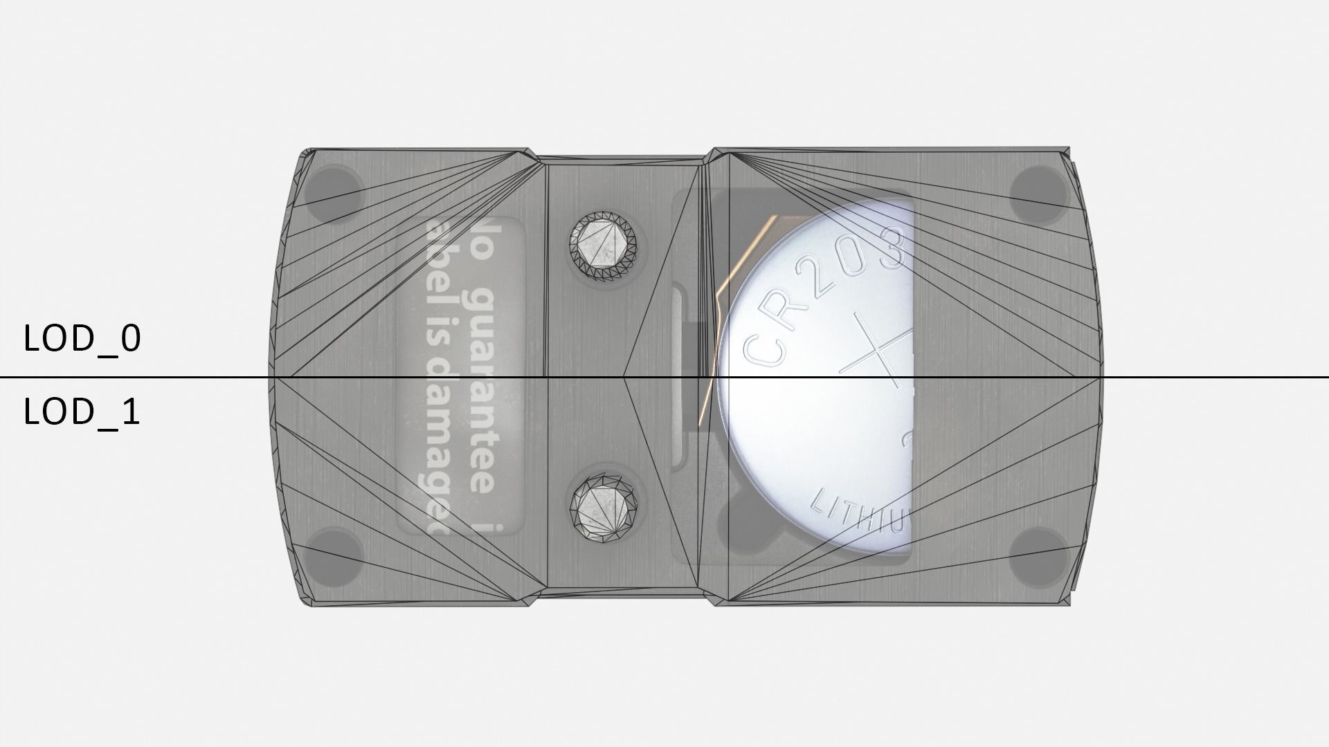 Docter Sight 2 Miniature Reflex Sight Low-poly 3D model_26