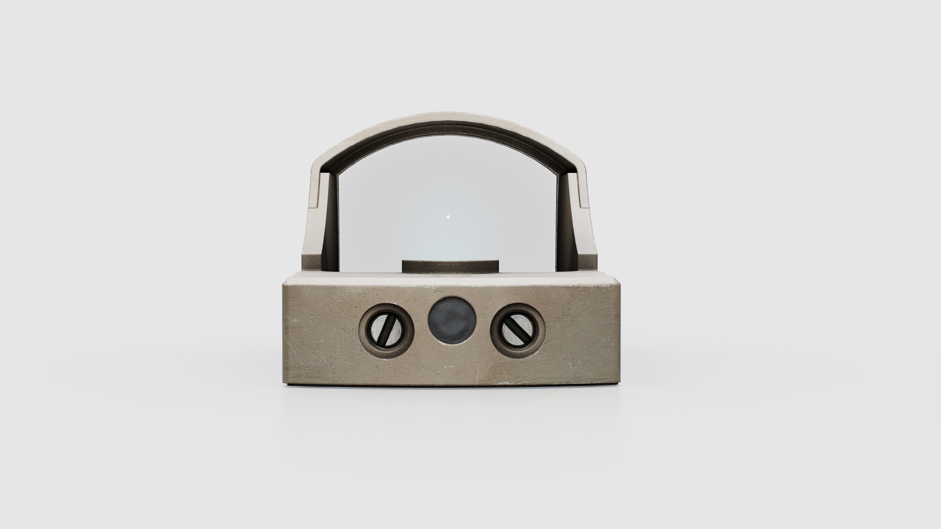 Docter Sight 2 Miniature Reflex Sight Low-poly 3D model_9