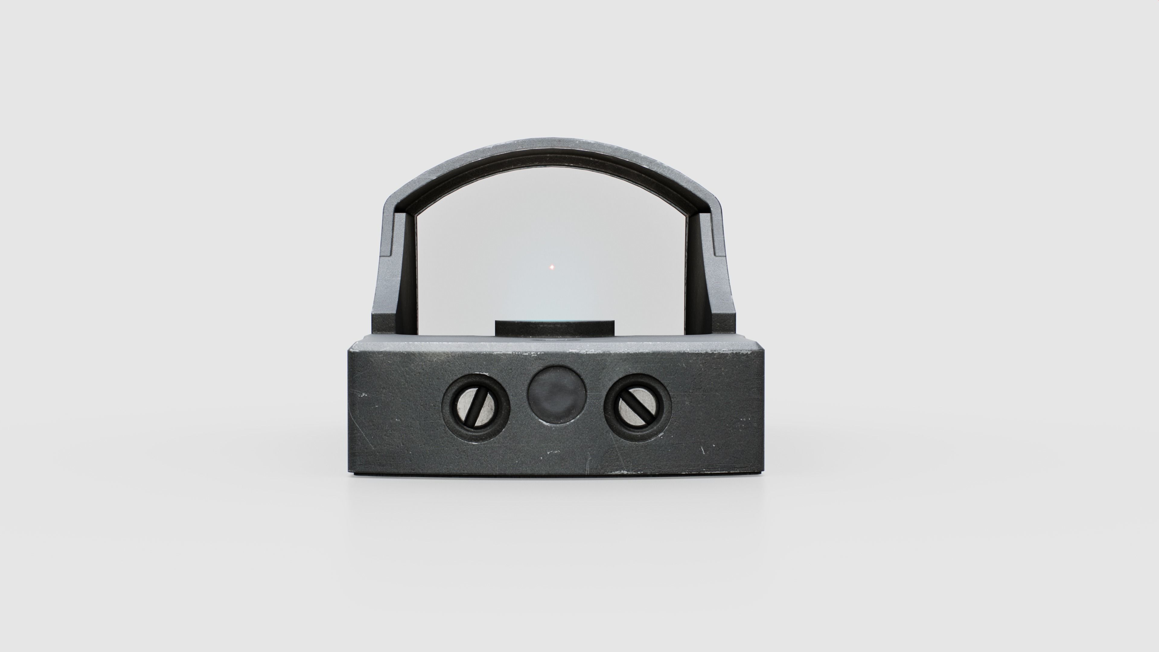 Docter Sight 2 Miniature Reflex Sight Low-poly 3D model_8