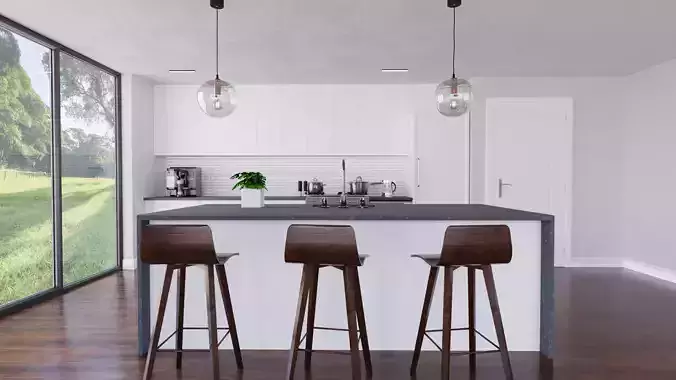  modern kitchen model 3D model