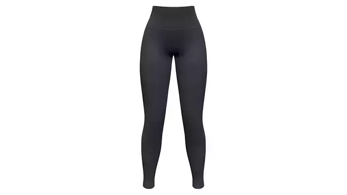 Black Laces Back Yoga Pants Leggings